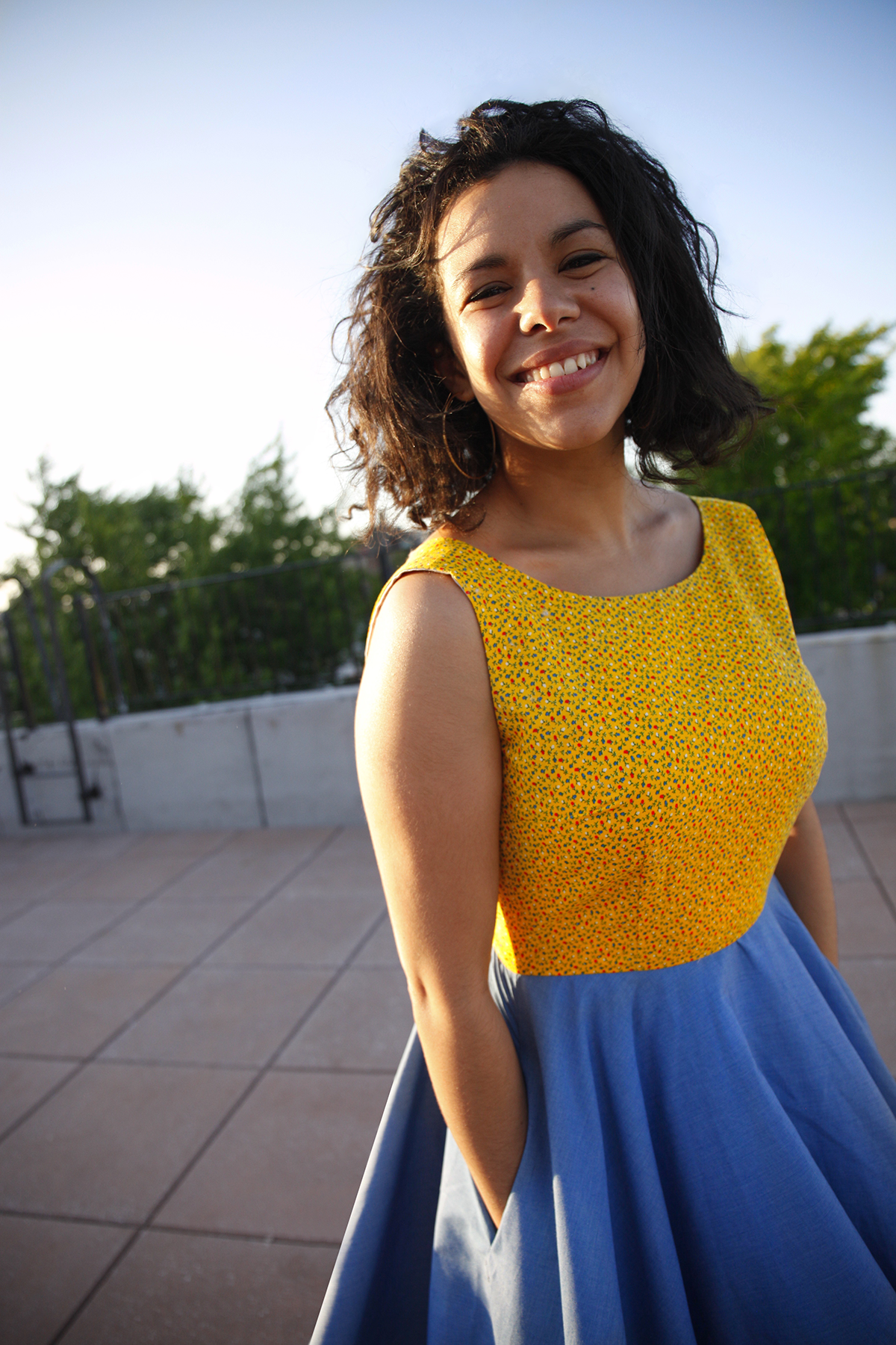 handmade dress with pockets